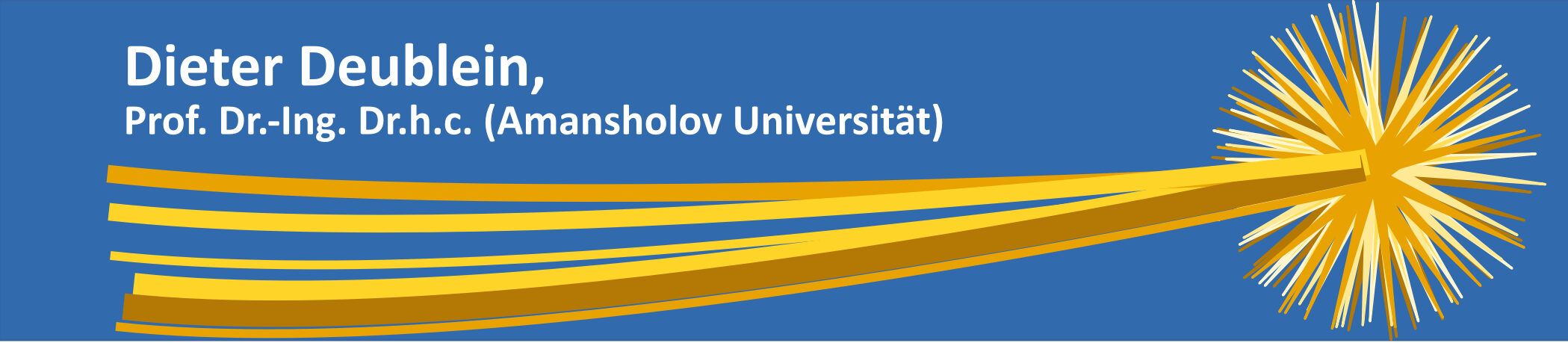 Prof. Dr.-Ing. Dr.h.c.* Dieter Deublein